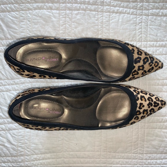 Bandolino Zadina leopard print kitten heel 7.5 - Picture 4 of 10